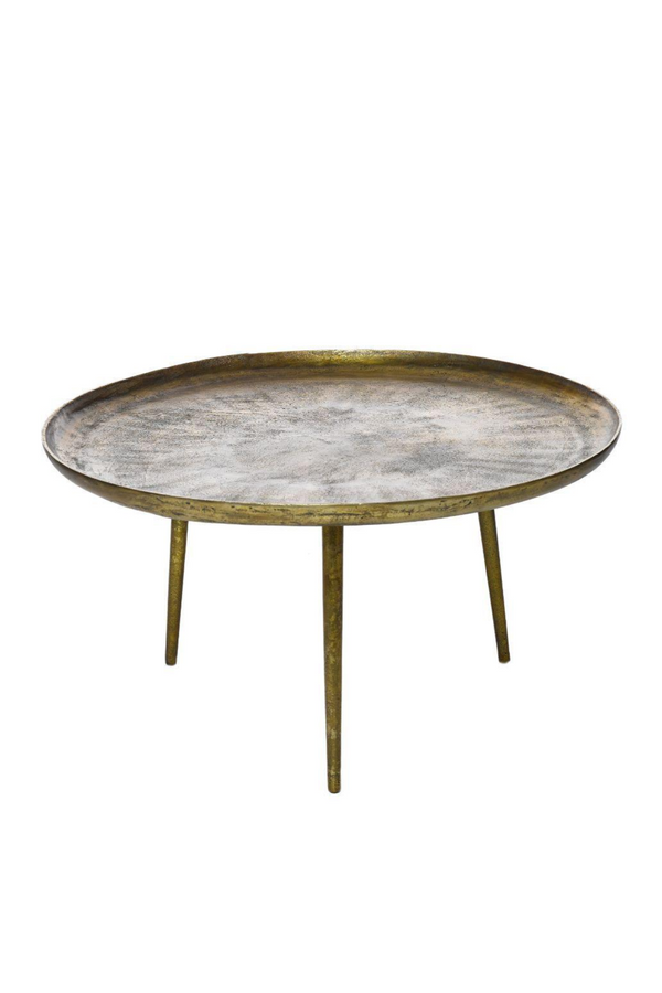 Round Antique Brass Coffee Table | Pols Potten | Oroatrade.com