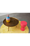 Round Antique Brass Coffee Table | Pols Potten | Oroatrade.com
