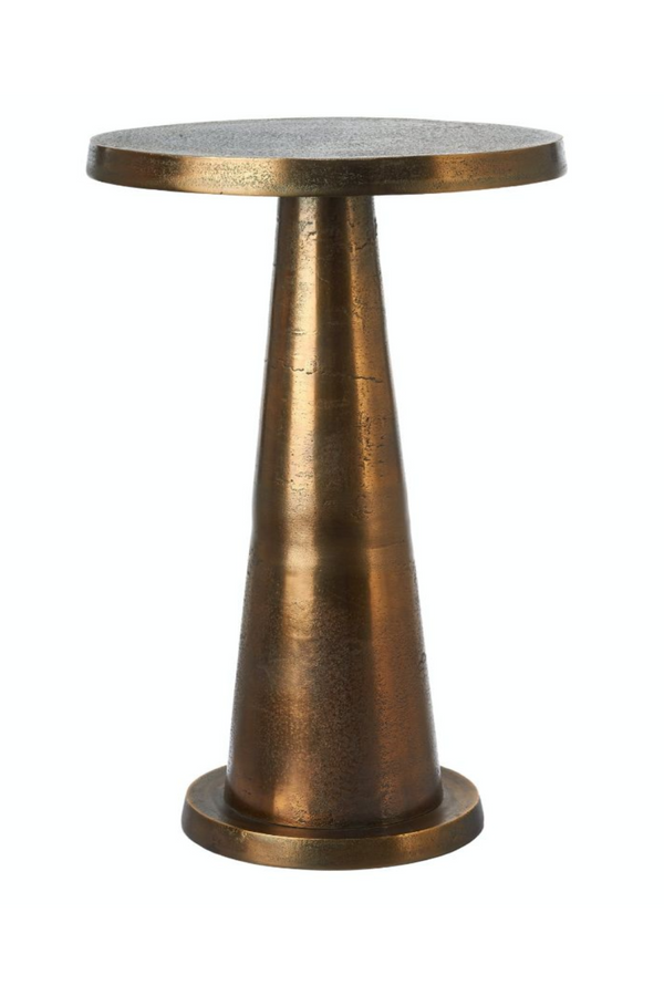 Round Antique Brass Side Table | Pols Potten Toot High | Oroatrade.com