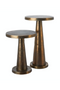 Round Antique Brass Side Table | Pols Potten Toot High | Oroatrade.com