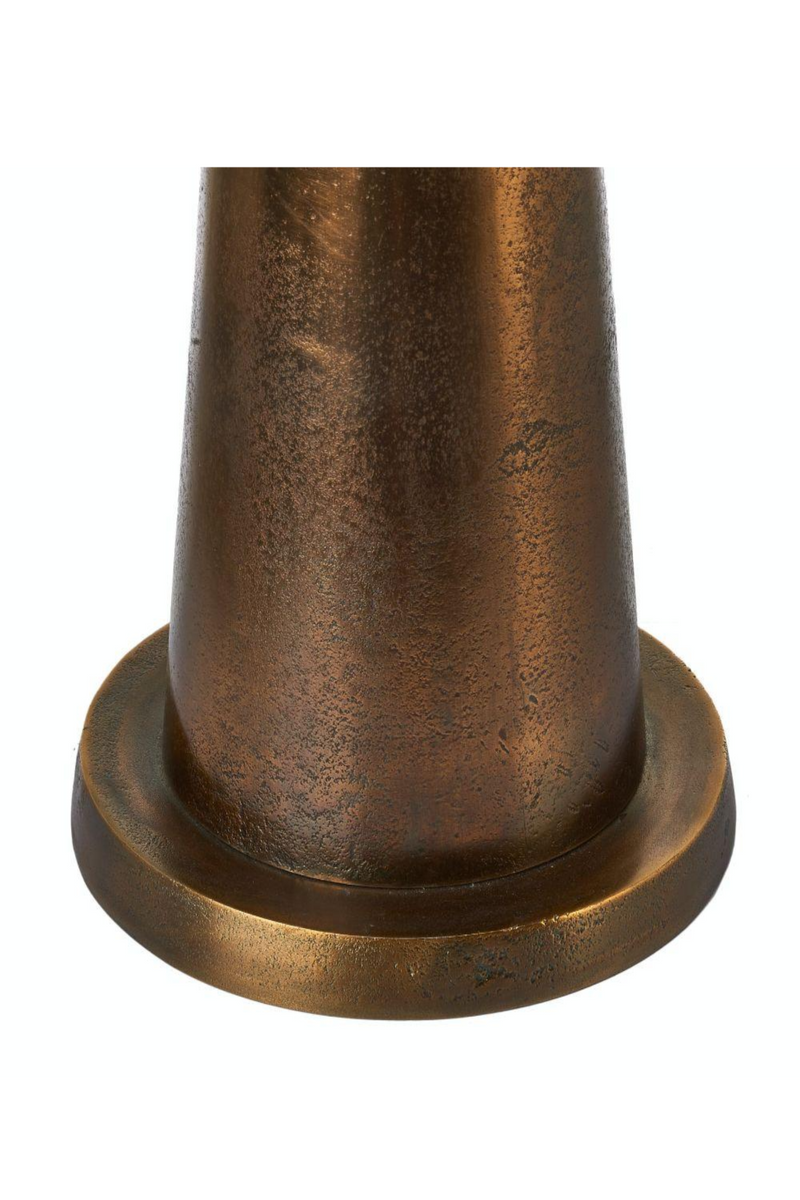 Round Antique Brass Side Table | Pols Potten Toot High | Oroatrade.com