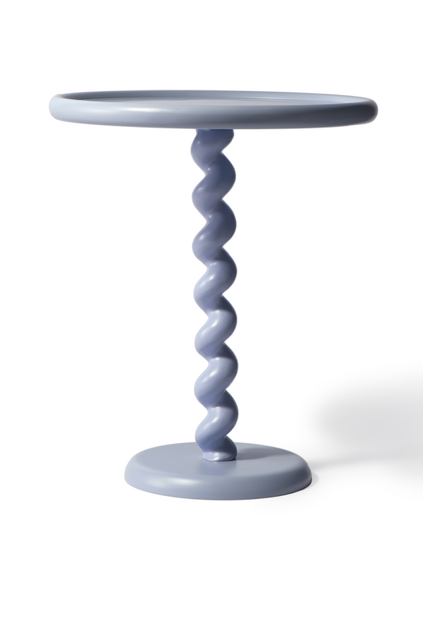 Modern Pedestal Side Table | Pols Potten Twister