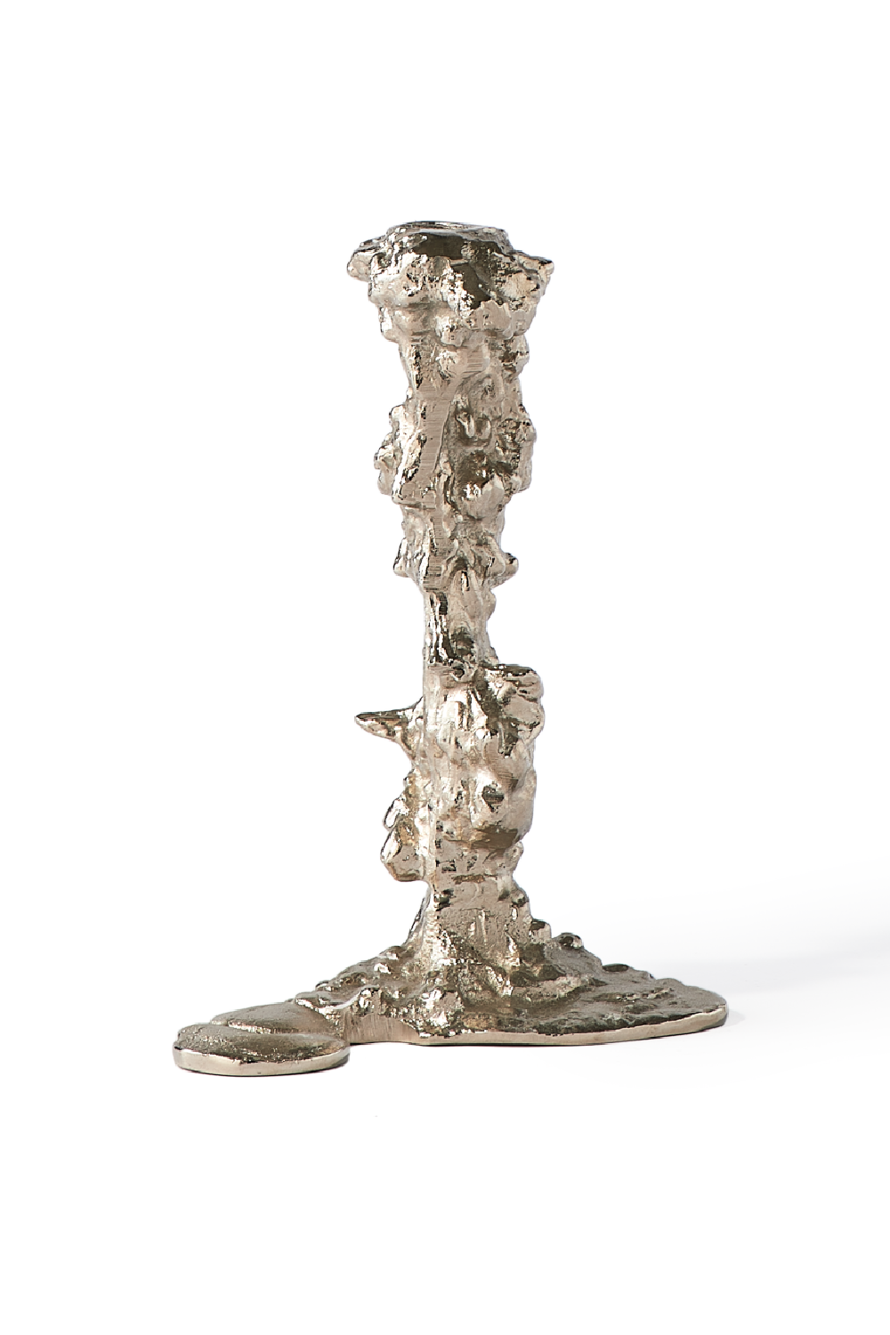 Silver Candle Holder L | Pols Potten Drip | Dutchfurniture.com