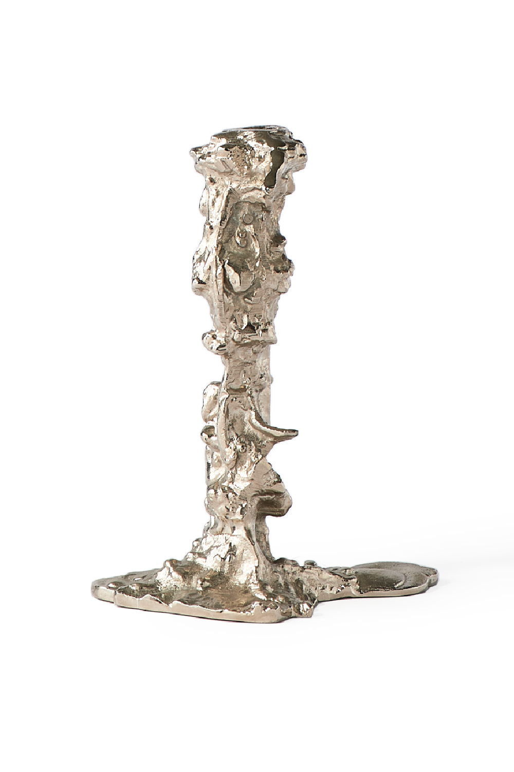 Silver Candle Holder L | Pols Potten Drip | Dutchfurniture.com