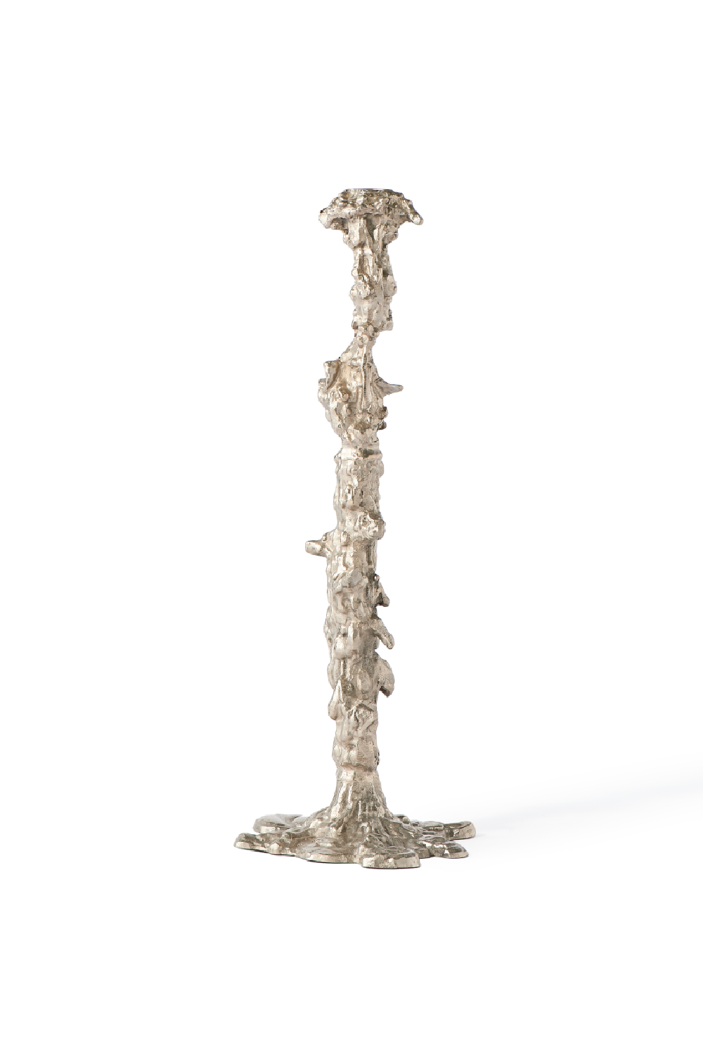 Silver Candle Holder XXL | Pols Potten Drip | Dutchfurniture.com