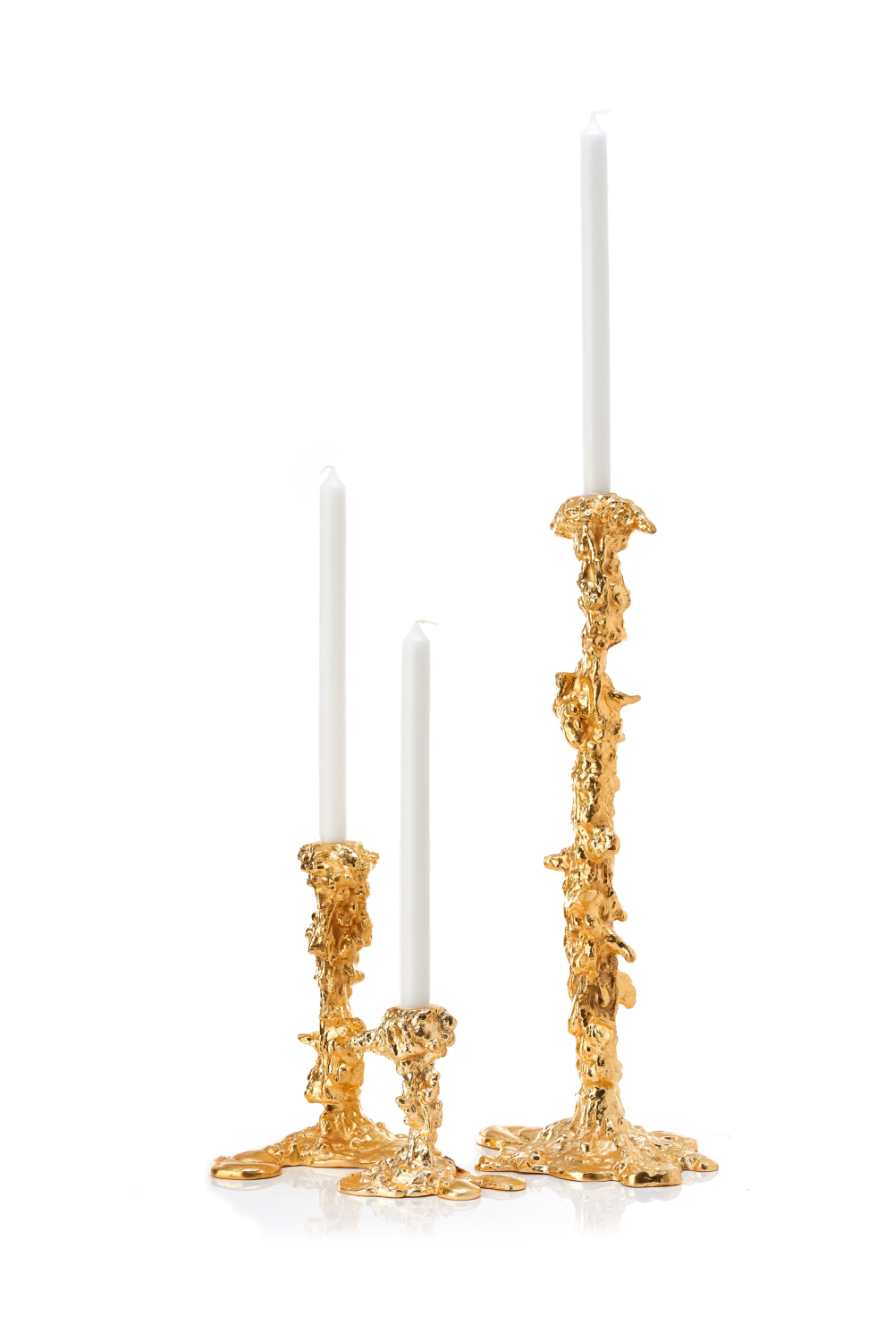 Gold Candle Holder XXL | Pols Potten Drip | Dutchfurniture.com