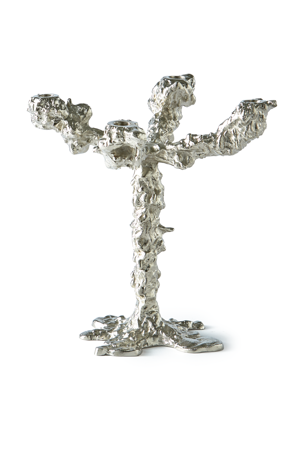 Plated Metal Textural Candle Holder | Pols Potten Drip | Dutchfurniture.com