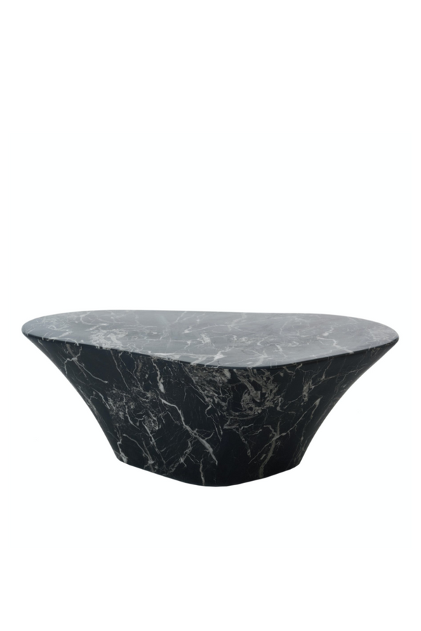 Black Marble Coffee Table | Pols Potten Oval | Dutchfurniture.com