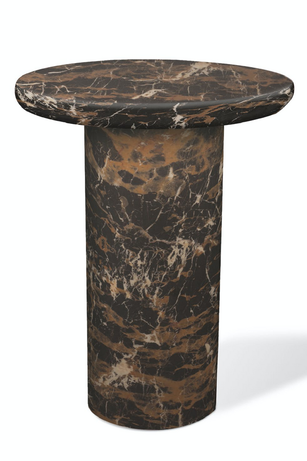 Brown Lacquered Side Table | Pols Potten Mob  | Dutchfurniture.com