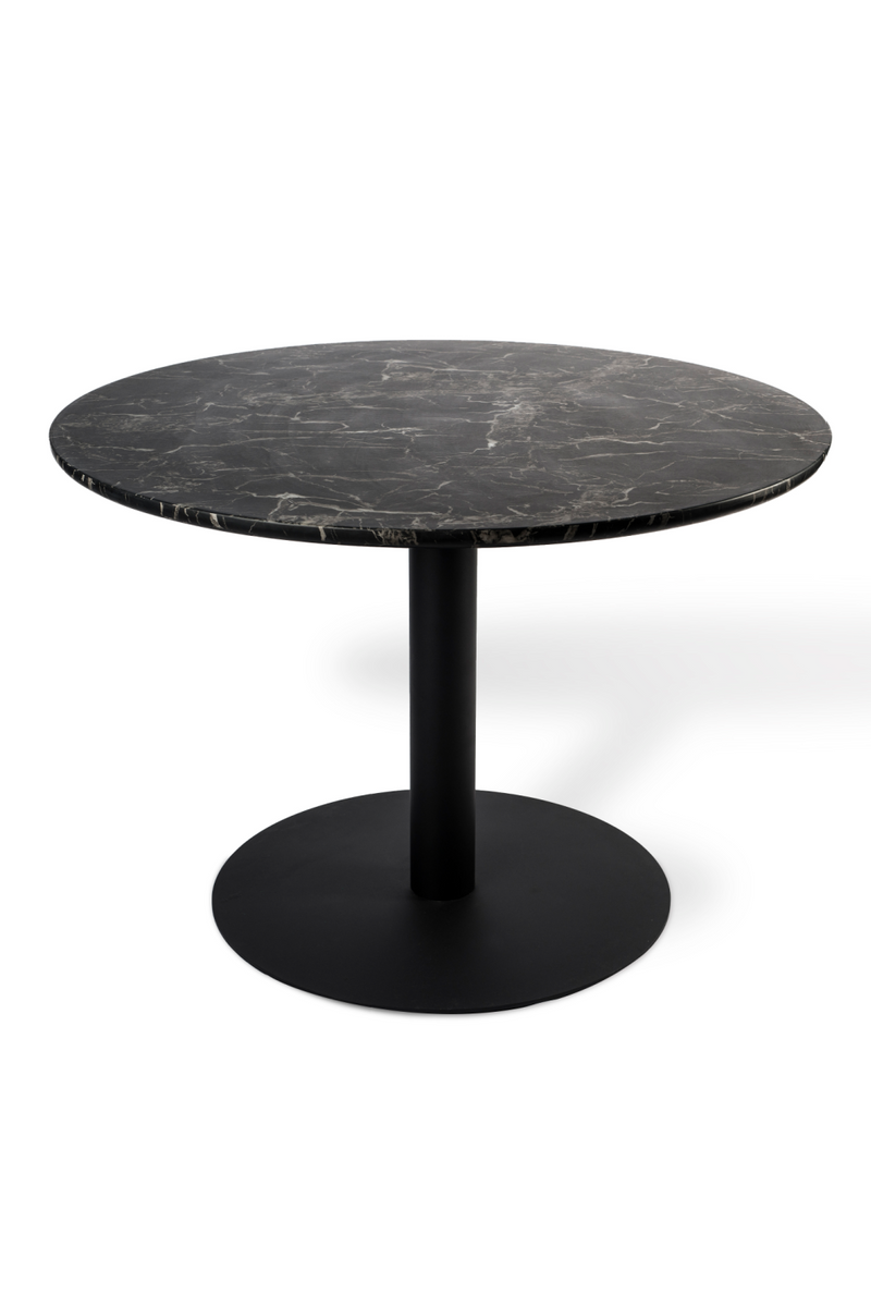 Black Round Marble Dining Table | Pols Potten | Dutchfurniture.com