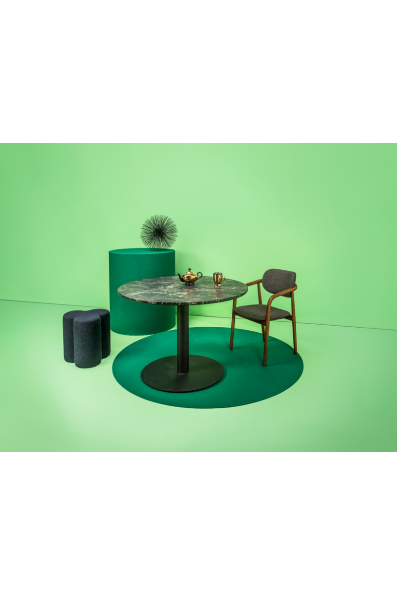 Black Round Marble Dining Table | Pols Potten | Dutchfurniture.com