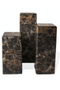Brown Marble Pillar M | Pols Potten | Dutchfurniture.com