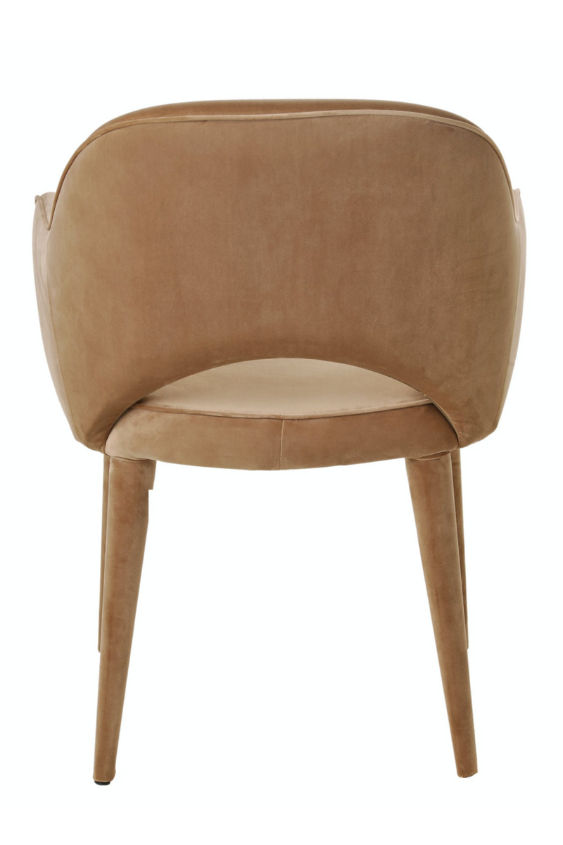 Beige Velvet Dining Armchair | Pols Potten Cosy | Dutchfurniture.com