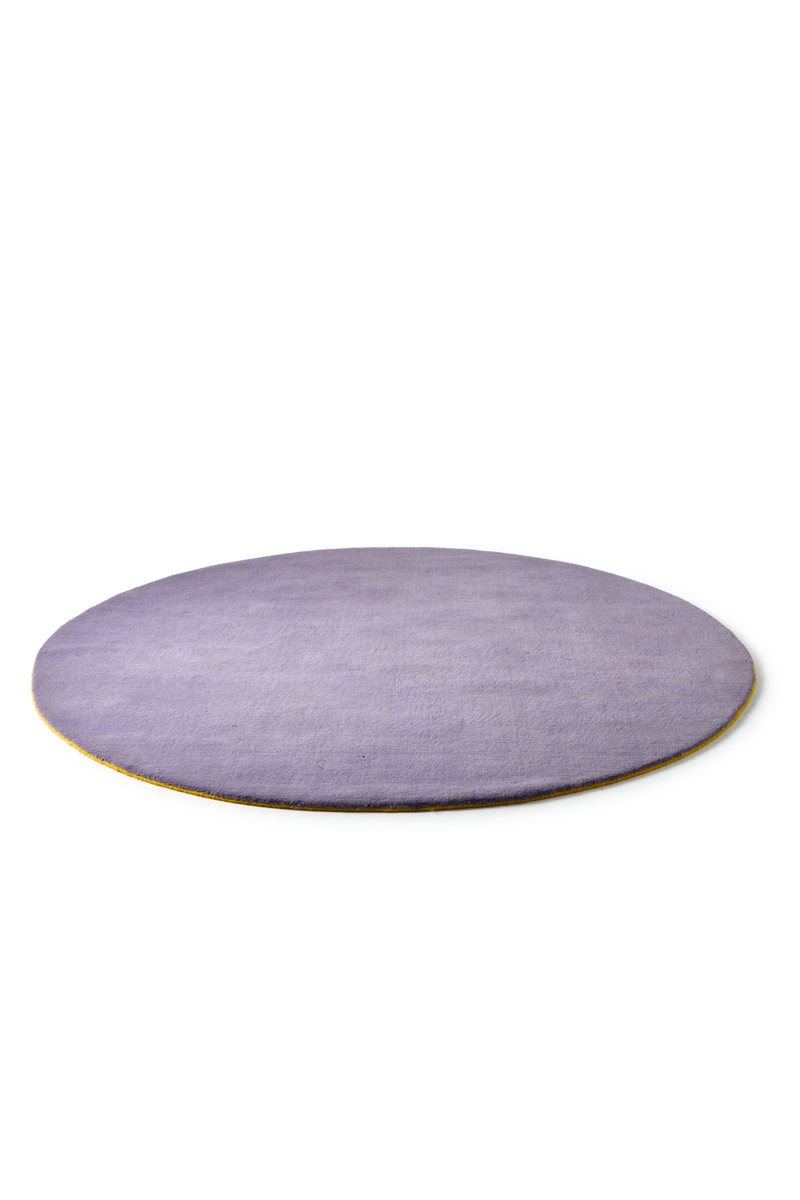 Round Handwoven Wool Rug 6'5" | Pols Potten Outline | Dutchfurniture.com