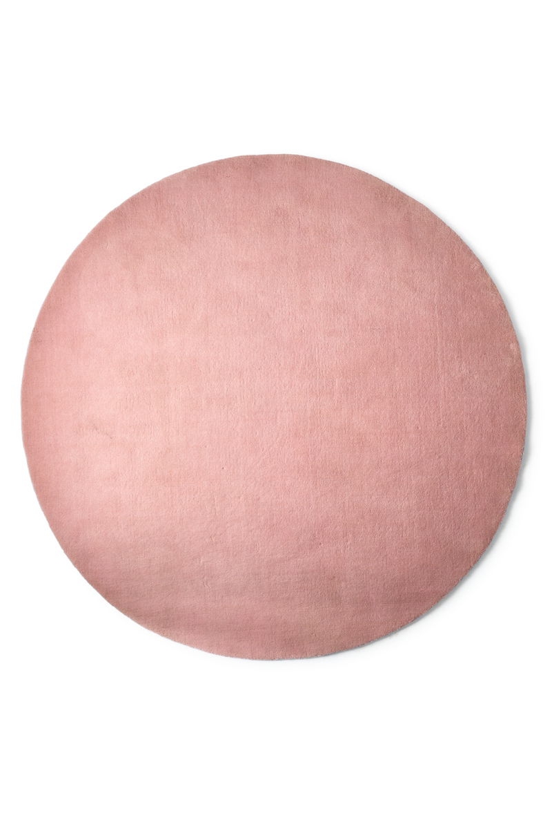 Round Handwoven Wool Rug 6'5" | Pols Potten Outline | Dutchfurniture.com