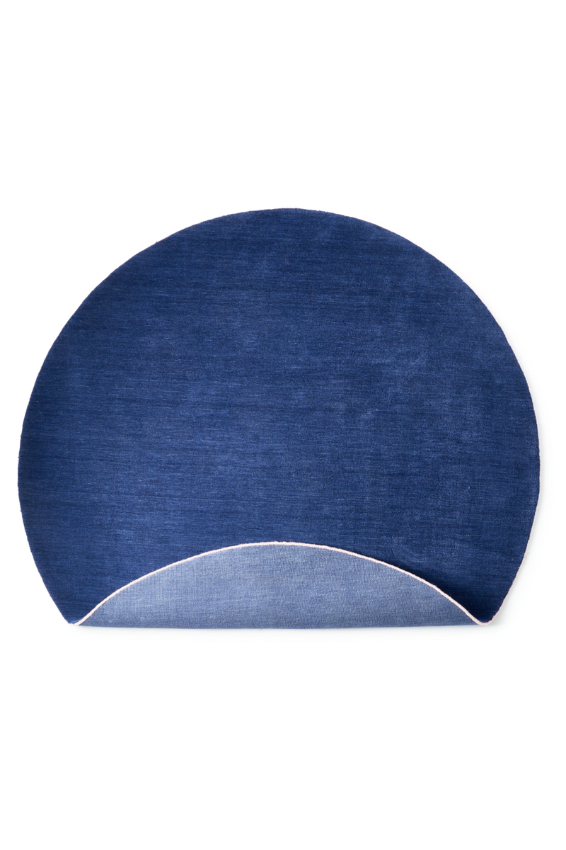 Round Handwoven Wool Rug 6'5" | Pols Potten Outline | Dutchfurniture.com