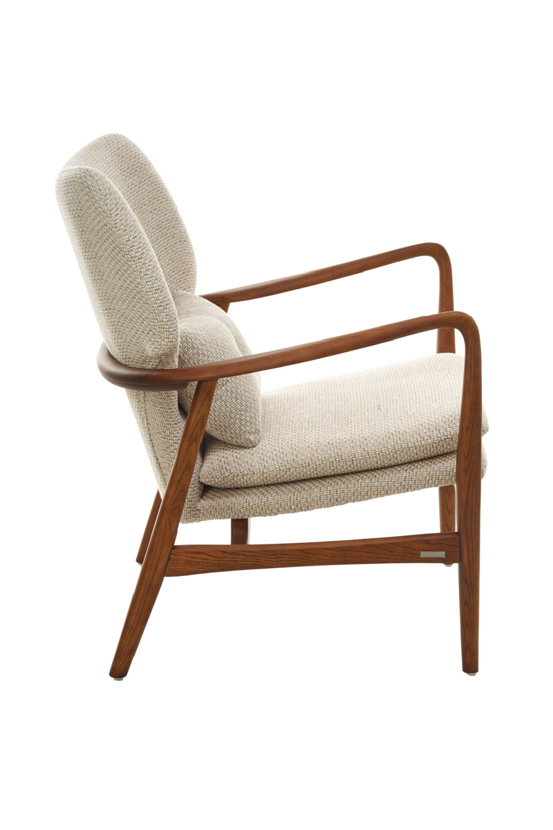 Fabric Upholstered Retro Chair | Pols Potten Peggy | Dutchfurniture.com