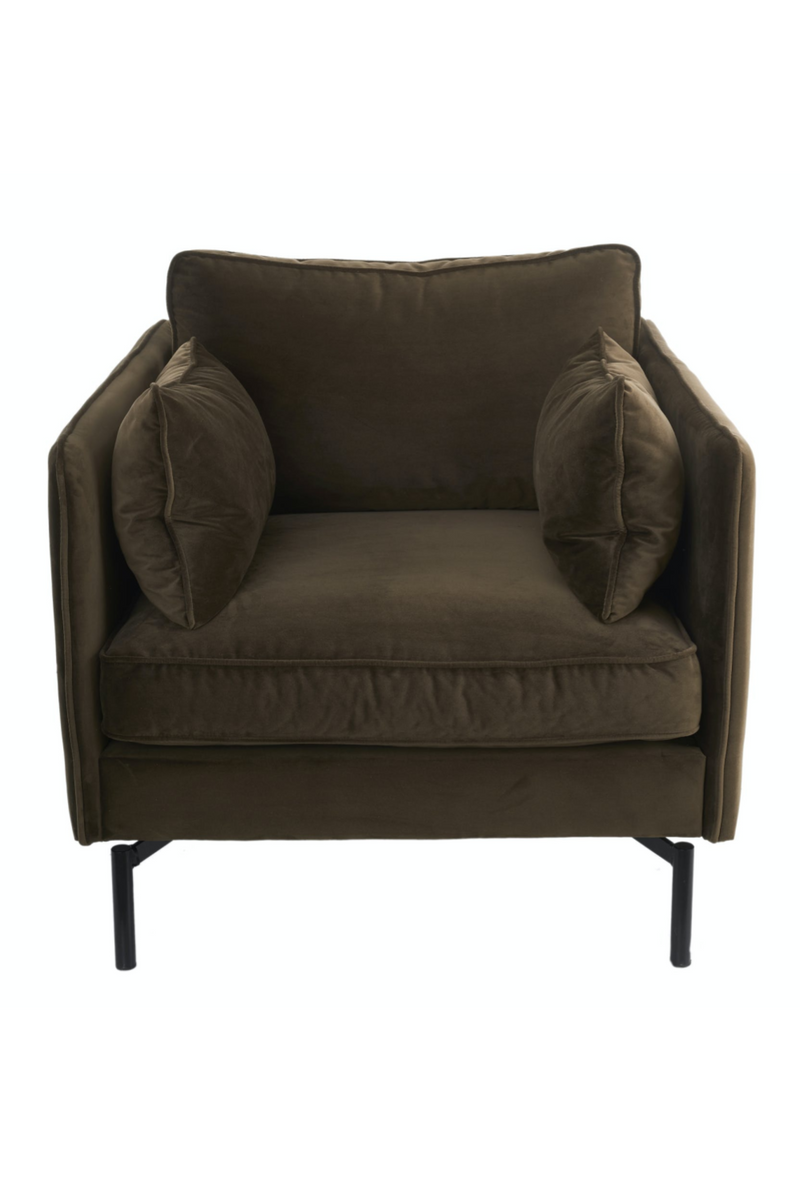 Brown Velvet Accent Chair | Pols Potten Fauteuil | Oroatrade.com