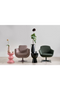 Green Swivel Base Accent Chair | Pols Potten Spock  | Oroatrade.com