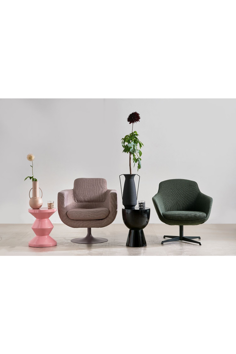 Green Swivel Base Accent Chair | Pols Potten Spock  | Oroatrade.com