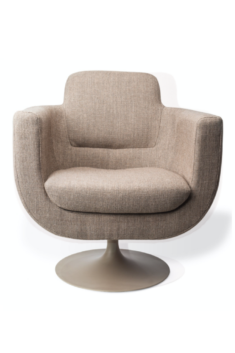 Beige Upholstered Swivel Chair | Pols Potten Kirk | Dutchfurniture.com