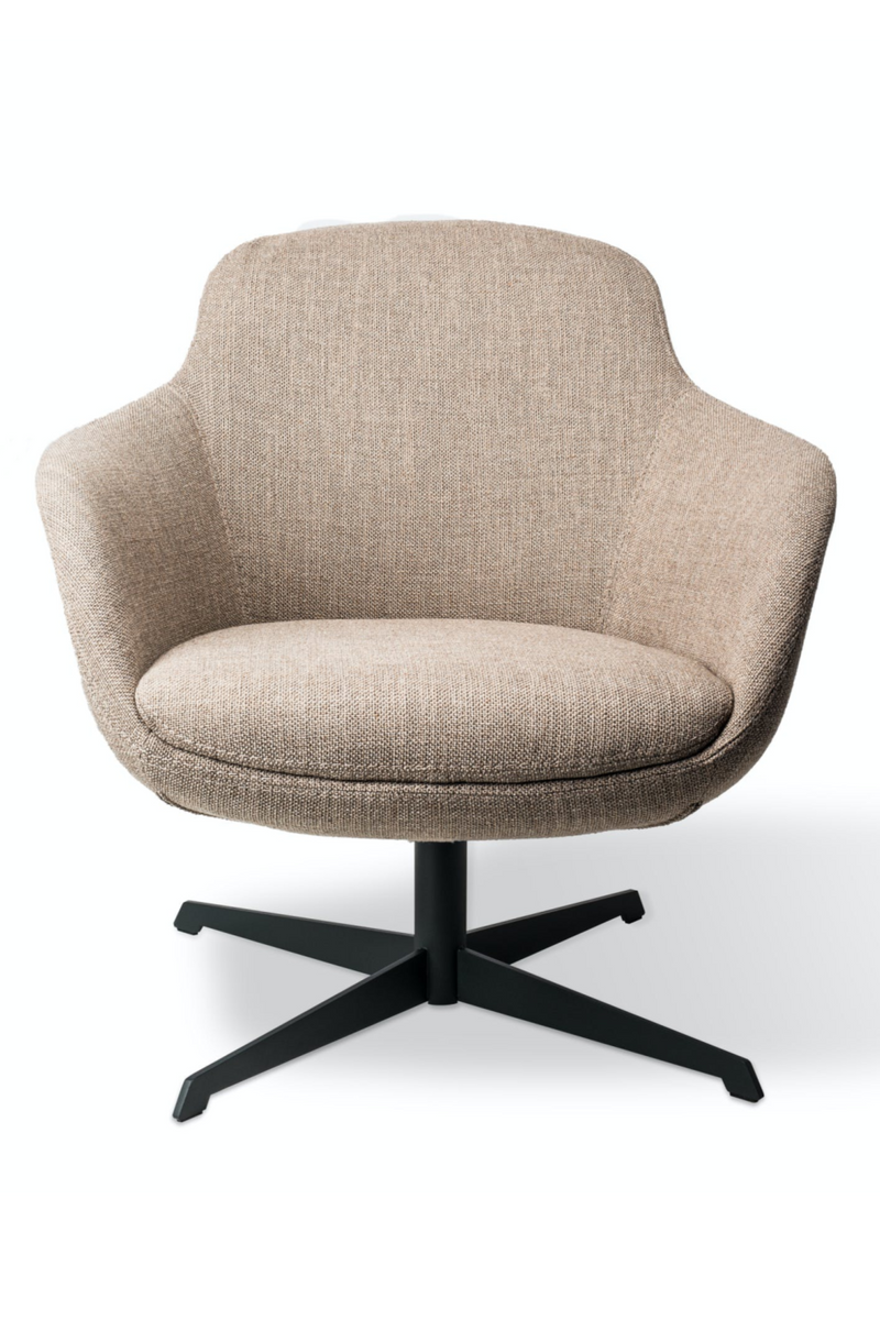 Beige Swivel Base Accent Chair | Pols Potten Spock | Dutchfurniture.com