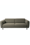 Olive Green Cushioned Sofa | Pols Potten Teddy  | Dutchfurniture.com
