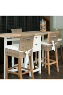 Cushioned Handwoven Bar Stool | Rivièra Maison Rustic Rattan | DutchFurniture.com