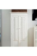 White Louvered Cabinet | Rivièra Maison New Orleans | DutchFurniture.com