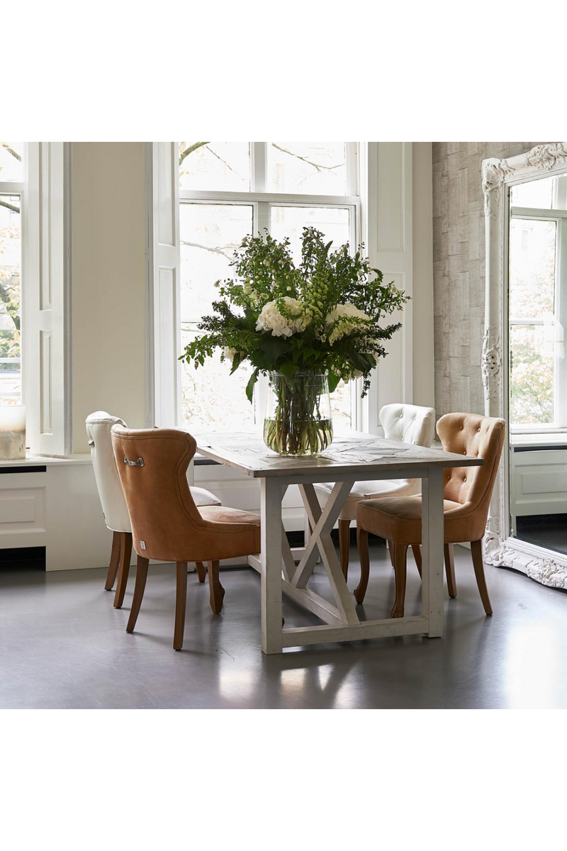 Elm Wood Dining Table | Rivièra Maison Château Chassigny | DutchFurniture.com