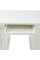 White Mahogany Mid-Century Desk | Rivièra Maison New Orleans | Dutchfurniture.com