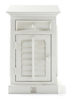 White Acacia Bed Cabinet | Rivièra Maison New Orleans | Dutchfurniture.com