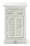 White Acacia Bed Cabinet | Rivièra Maison New Orleans | Dutchfurniture.com