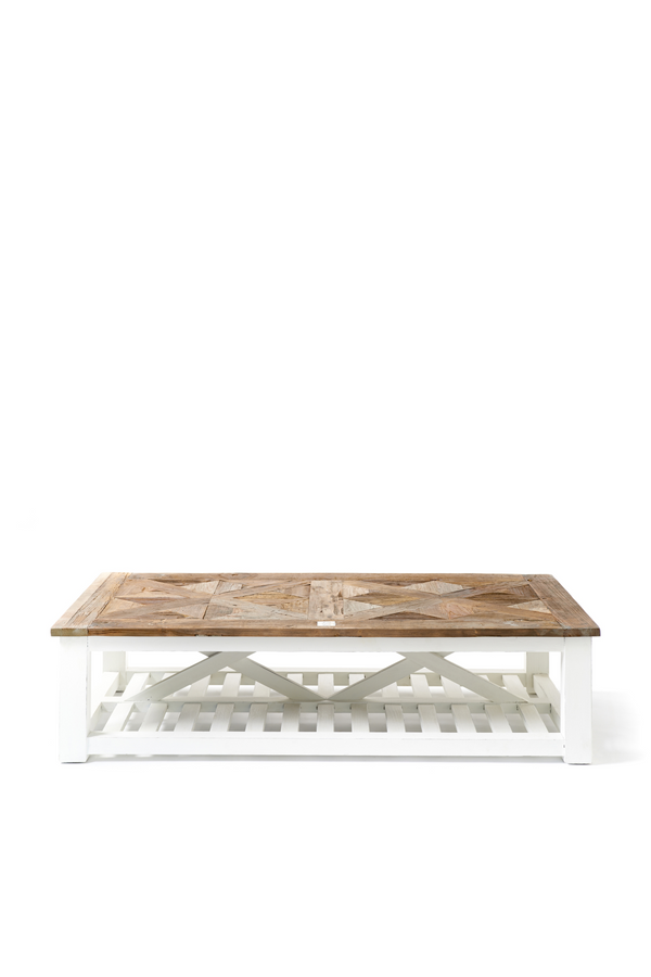 Inlaid Patterned Coffee table | Rivièra Maison Château Chassigny | Dutchfurniture.com
