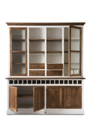 Wooden Cabinet With Wine Rack | Rivièra Maison Driftwood | DutchFurniture.com