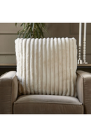White Fur Cushion | Rivièra Maison Vail | Dutchfurniture.com