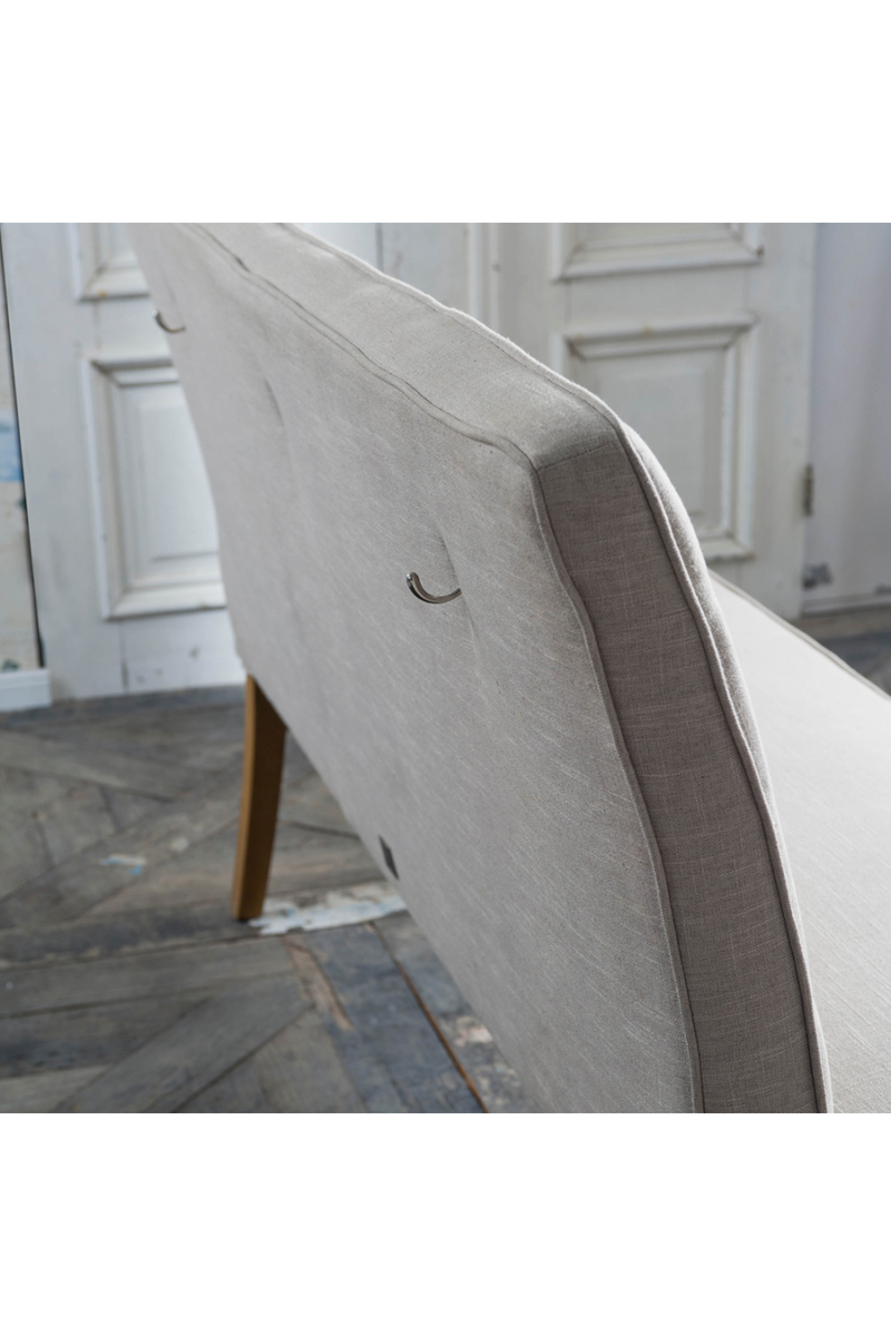 Linen Upholstered Bench | Rivièra Maison Cape Breton | Dutchfurniture.com