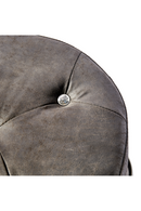 Round Leather Footstool | Rivièra Maison Bowery | Dutchfurniture.com