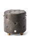 Round Leather Footstool | Rivièra Maison Bowery | Dutchfurniture.com