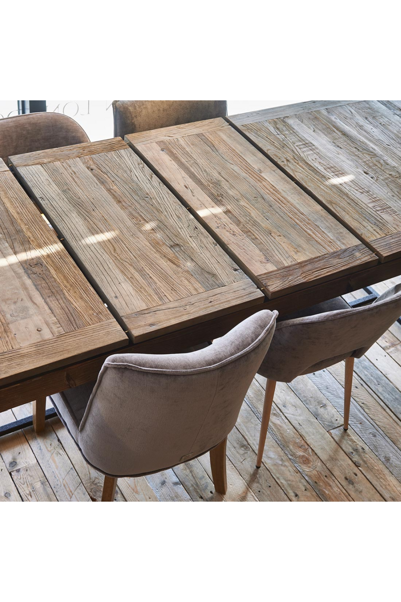 Rectangular Elm Extendable Dining Table | Rivièra Maison Shelter Island | DutchFurniture.com