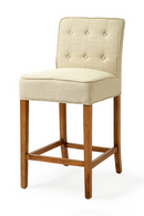 Beige Linen Counter Stool | Rivièra Maison Cape Breton | Dutchfurniture.com