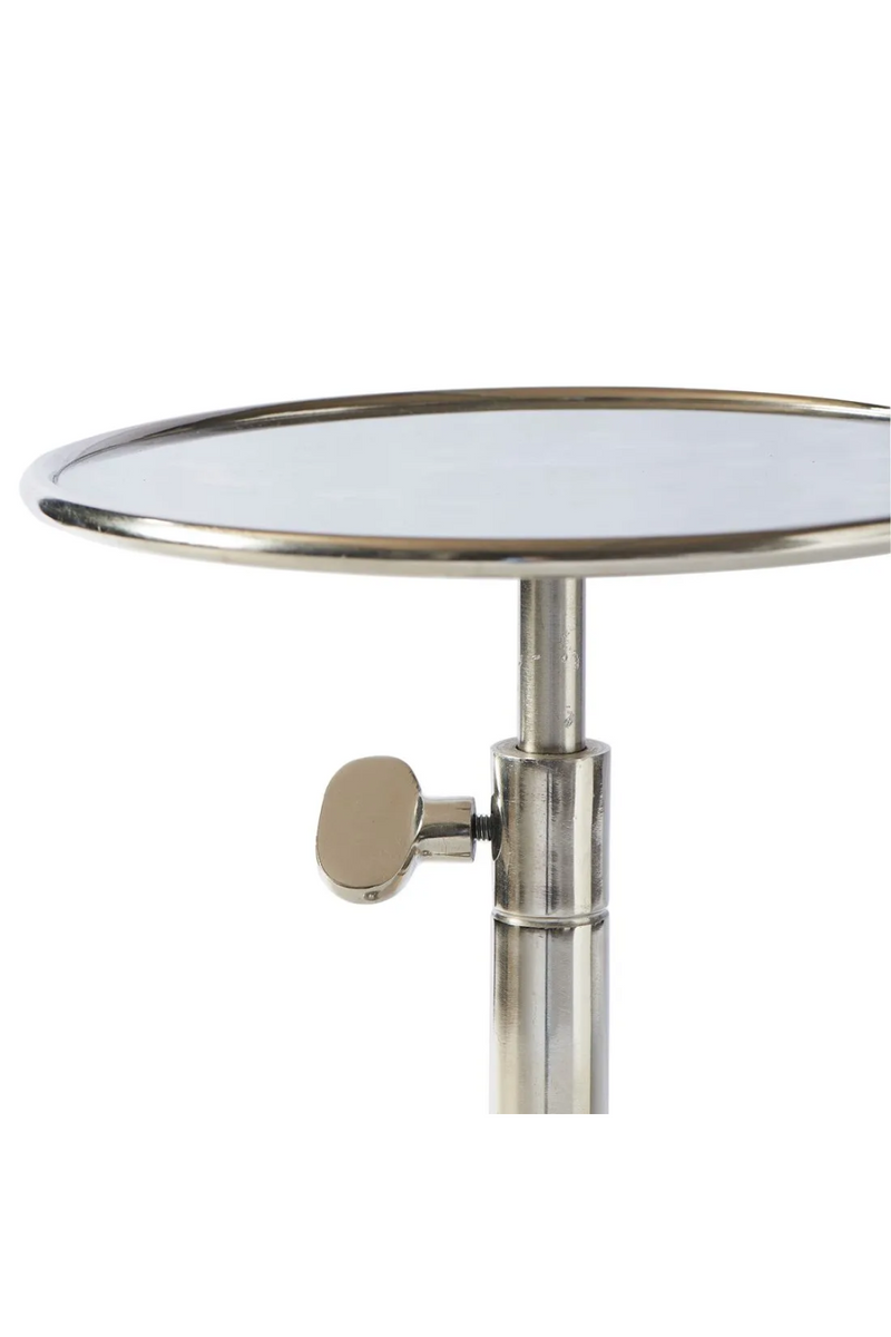 Silver Adjustable Pedestal Side Table | Rivièra Maison Venice | Dutchfurniture.com