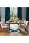 Oblique Patterned Dining Table | Rivièra Maison Le Bar American | DutchFurniture.com