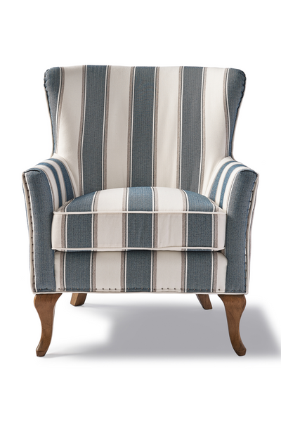 Modern Classic Stripes Armchair Rivi ra Maison Cavendish