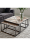 Oak Wood Coffee Table Set (3) | Rivièra Maison Le Bar | DutchFurniture.com