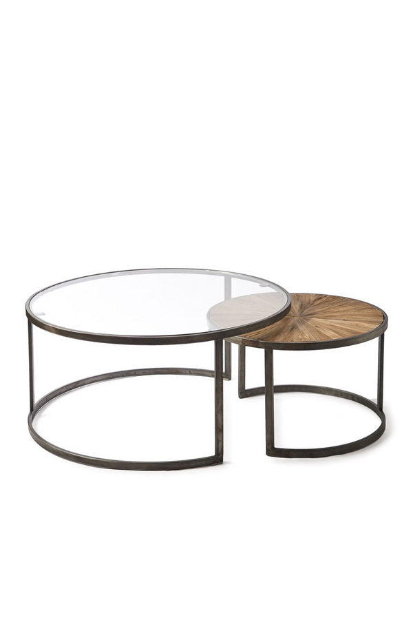 Contemporary Nested Coffee Tables (2) | Rivièra Maison Cameron | Dutchfurniture.com