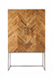 Wooden Herringbone Bar Cabinet | Rivièra Maison Tribeca |  Dutchfurniture.com