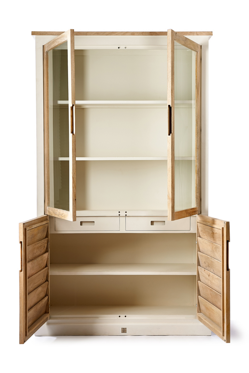 Wooden Glass Door Cabinet | Rivièra Maison Pacifica | DutchFurniture.com