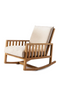 Wooden Cushioned Rocking Chair | Rivièra Maison Panama | Dutchfurniture.com