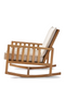 Wooden Cushioned Rocking Chair | Rivièra Maison Panama | Dutchfurniture.com